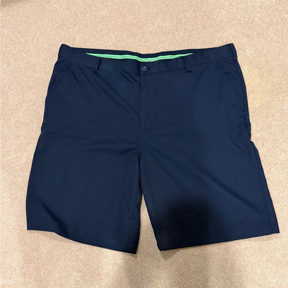 Classic Navy Men's Flat Front Shorts